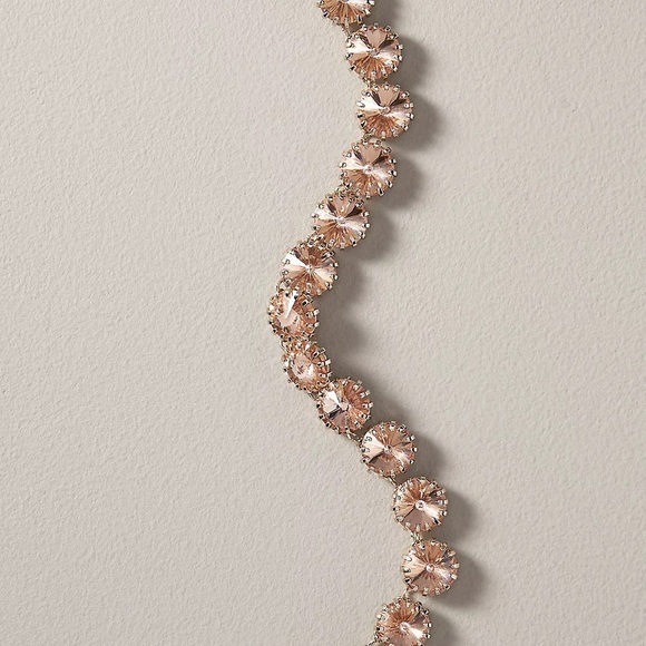 Anthropologie New With Tags Crystal Chain Bag Charm - Picture 2 of 4